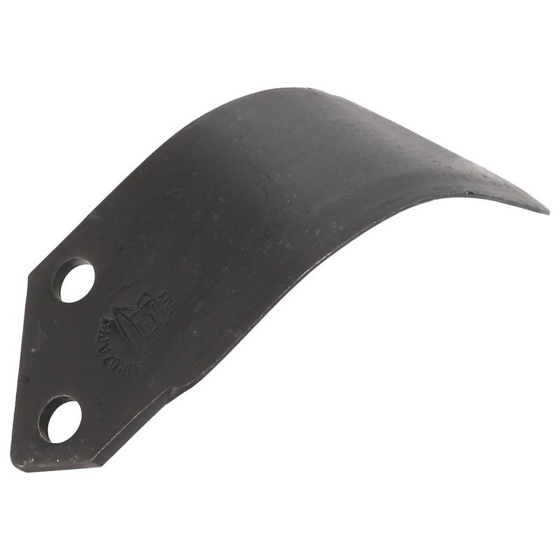 Rotavator Blade Curved RH 60x6mm Height: 164mm. Hole centres: 40mm. Hole : 12.5mm. Replacement for Celli To fit as: 531511 – Sparex Part No. S.79670