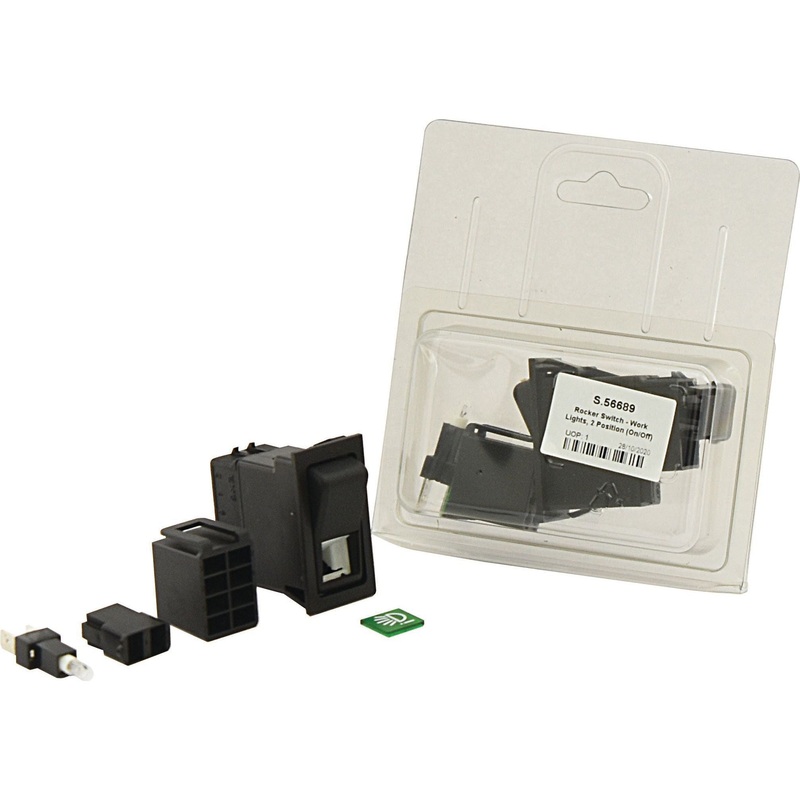 Rocker Switch – Work Lights, 2 Position (On/Off) – S.56689