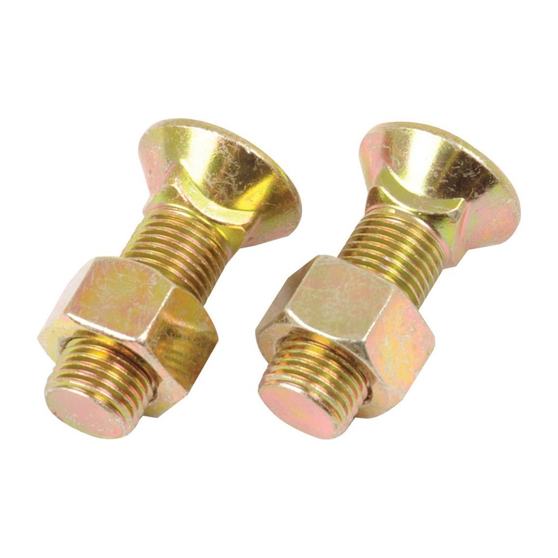 Round Countersunk Square Hex Bolt & Nut (TFCC) – 1/2” x 38mm, Tensile strength 8.8 | Sparex Part No.S.76211