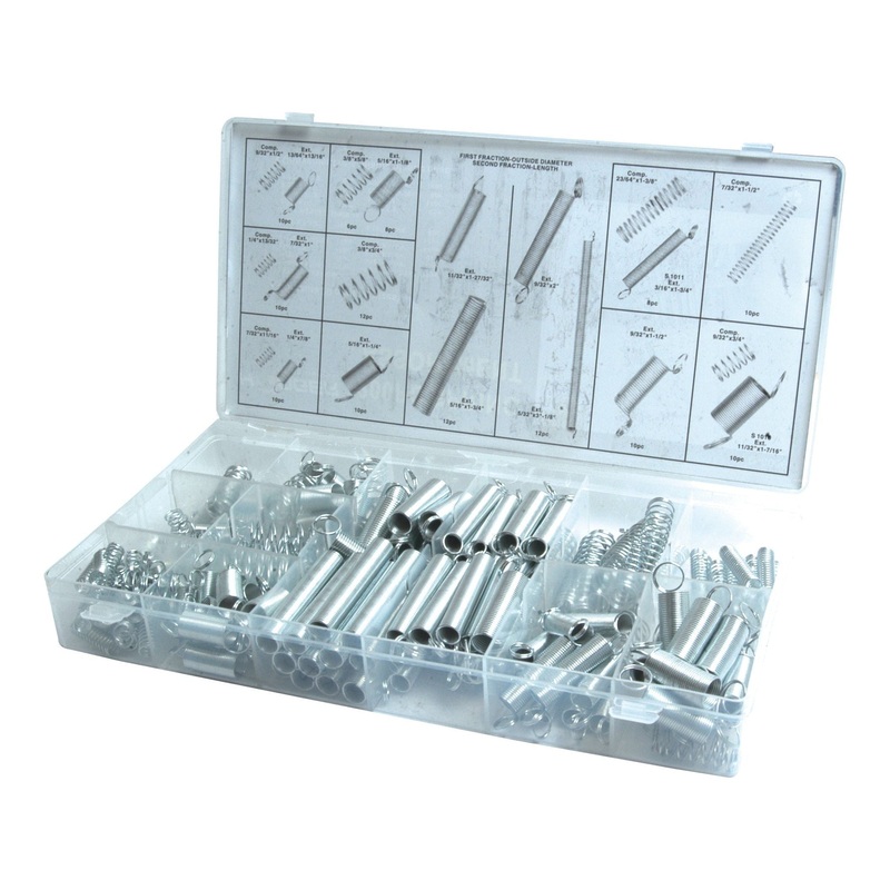 *SPECIAL PRICE* – Extension and Compression Spring Kit (200 pcs.) Compak – S.29881