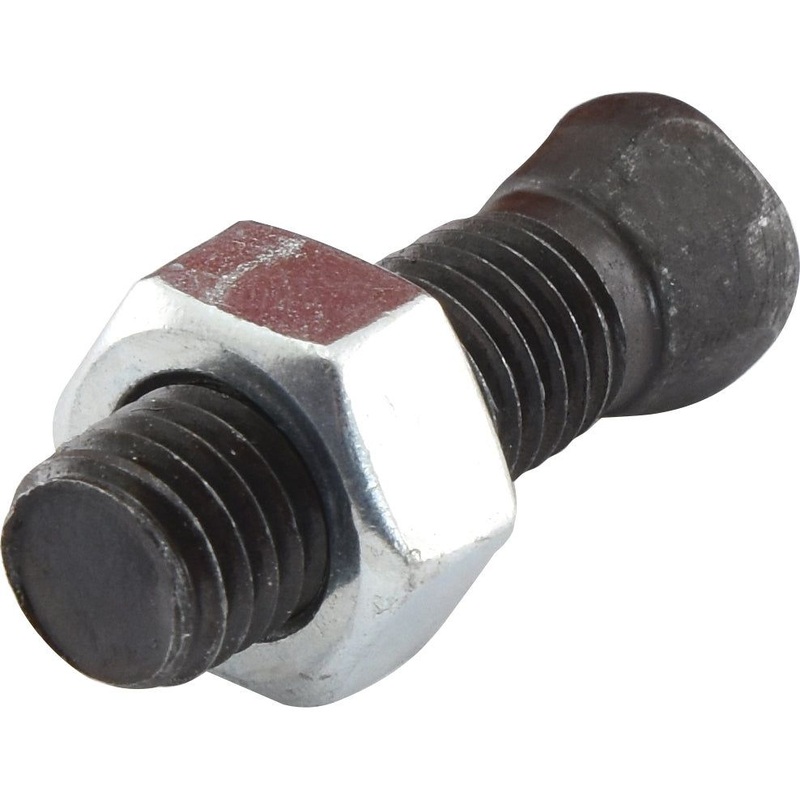 Conical Head Bolt 4 Flats With Nut (TC4M) – 3/8” x 1 3/16”, Tensile strength 10.9 (25 pcs. Box) To fit as: 900810 | Sparex Part No.S.22807