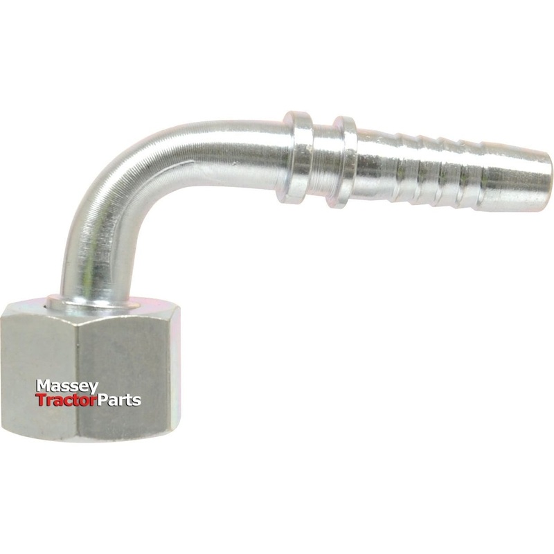 Dicsa Metric (French Gas) 24 Hose Insert 1/2” x M24 x 1.5 Female Thread 90 Swept Swivel | Sparex Part No.S.116906
