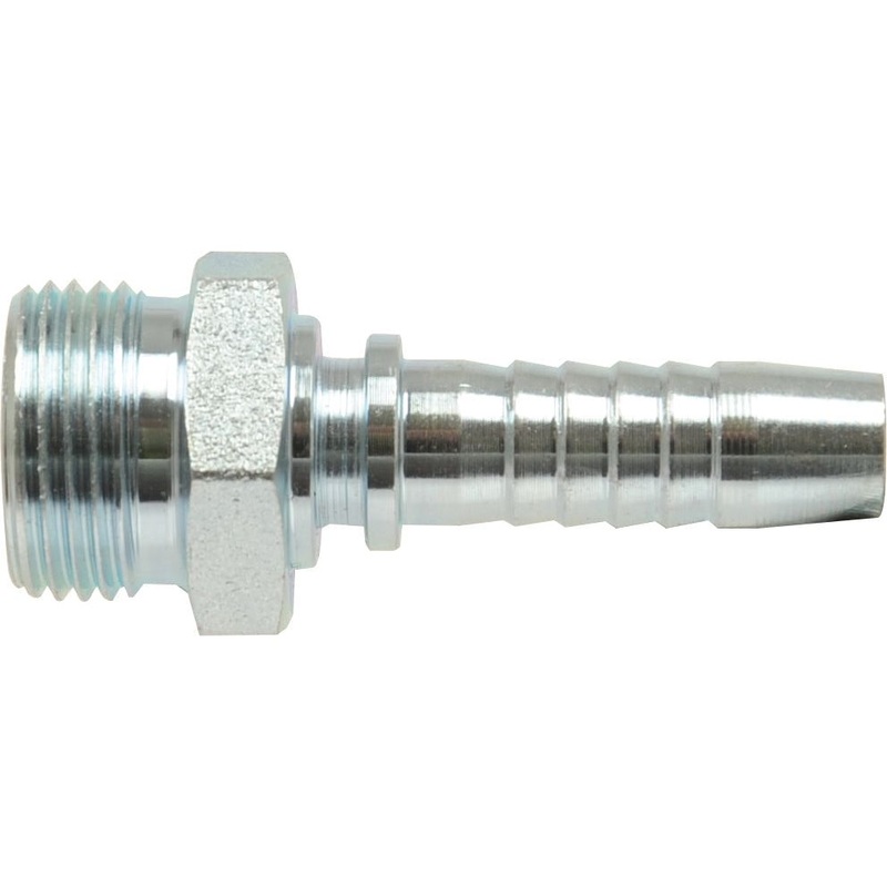 Dicsa Metric (French Gas) 24 Hose Insert 5/8” x M30 x 1.5 Male Thread Straight | Sparex Part No.S.116915