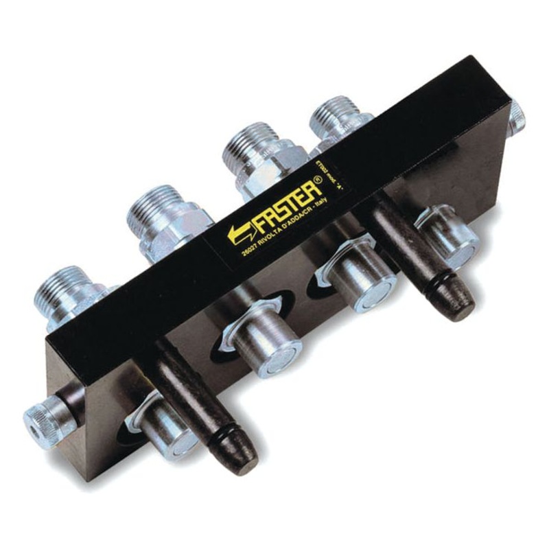Faster Multiport Coupling – 4 Ports 3/8” Body x M22 x 1.50 Metric Male Thread (Mobile Part) | Sparex Part No.S.31051