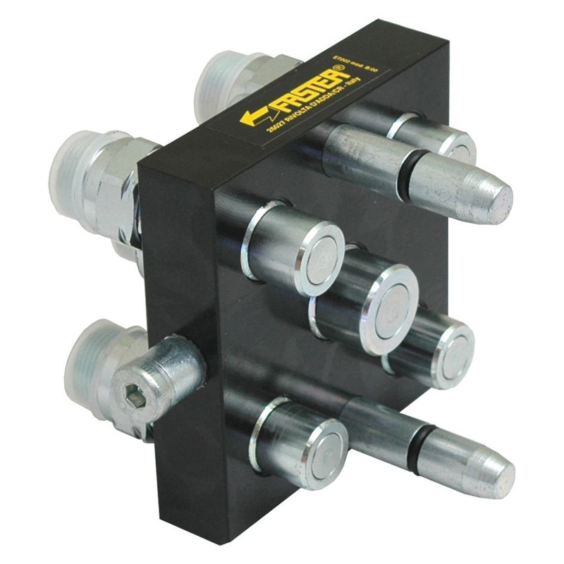 Faster Multiport Coupling – 5 Ports 3/8” Body x M22 x 1.50 Metric Male Thread (Mobile Part) | Sparex Part No.S.112609
