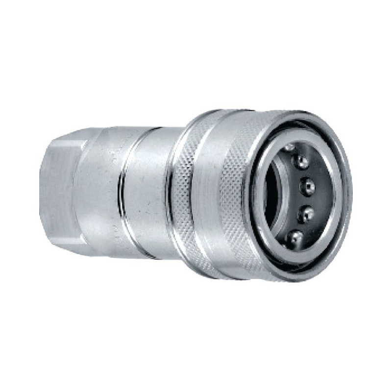 Faster Quick Release Hydraulic Coupling Female 1/4” Body x 1/4” BSP Female Thread | Sparex Part No.S.112701
