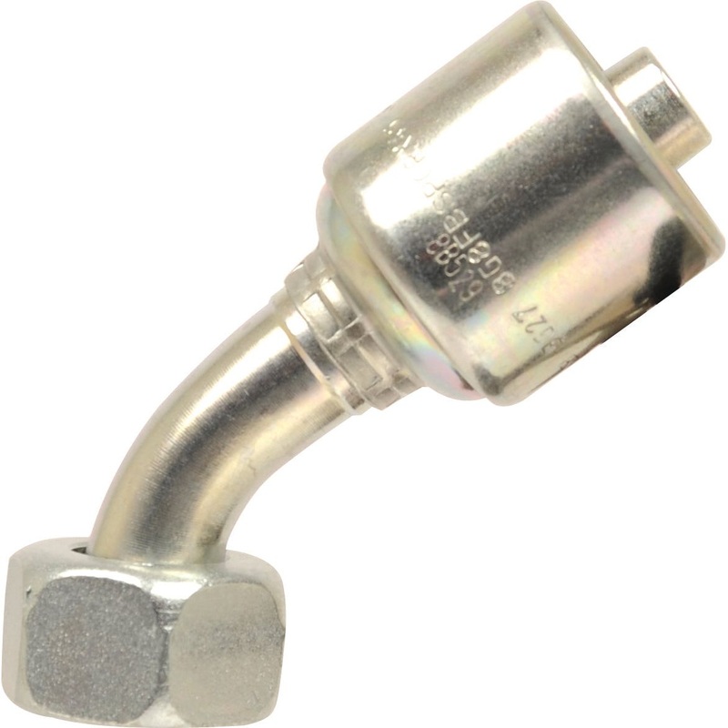 Gates BSP 60 Hose Insert 1/2” x 1/2”” Female 135 Swept Swivel – S.116137