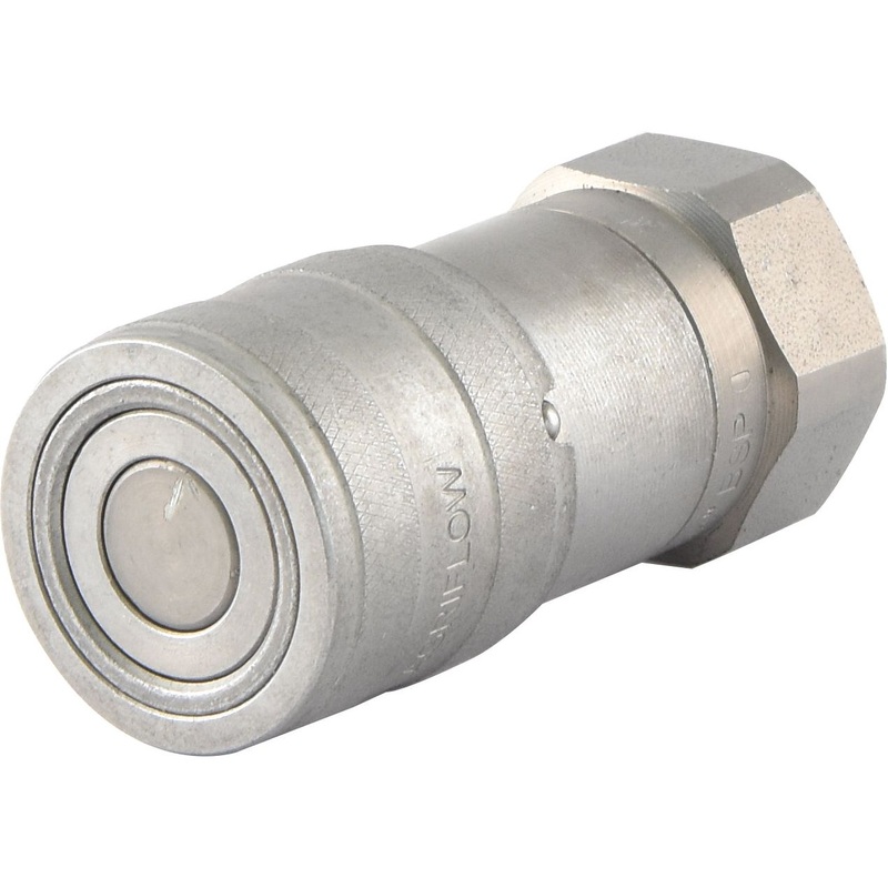 Sparex Flat Faced Coupling Female 3/8” Body x 1/2” BSP Female Thread (Agripak 1 pc.) | Sparex Part No.S.24829
