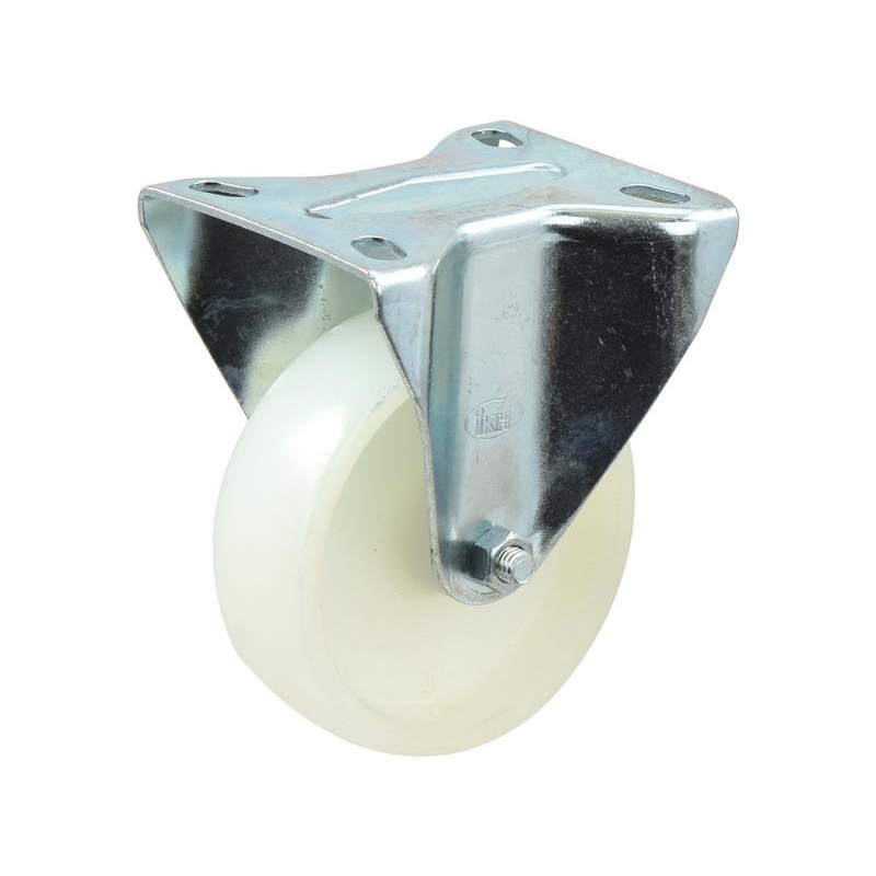 Fixed Plastic/Nylon Castor Wheel – Capacity: 400kgs, Wheel : 200mm – Sparex Part No. S.53613