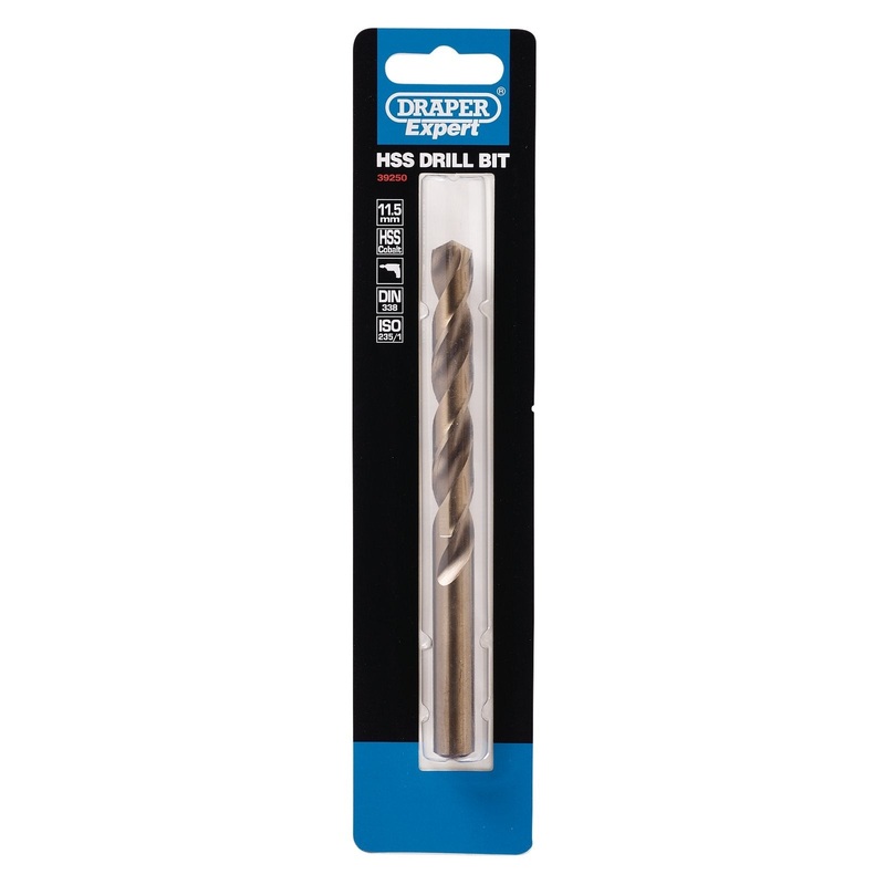 Draper Hss Cobalt Drill Bit, 11.5mm – H30PB