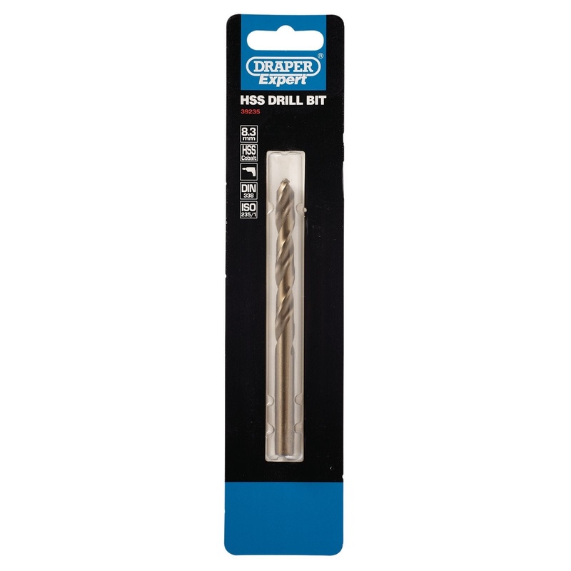 Draper Hss Cobalt Drill Bit, 8.3mm – H30PB
