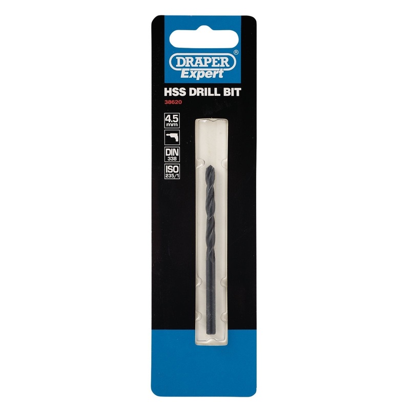 Draper Hss Drill Bit, 4.5mm – H29MPB