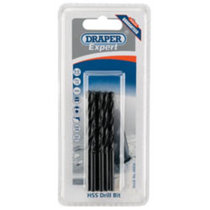 Draper Hss Drill Bit, 5.0mm (Pack Of 10) – H29MC