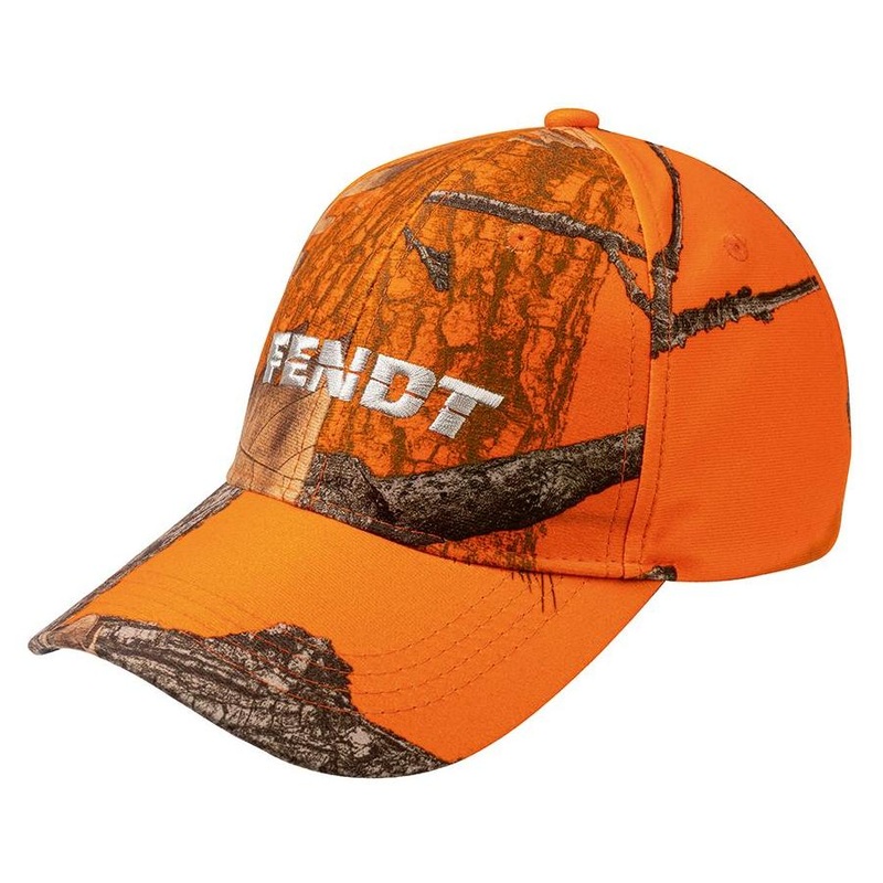 Fendt Orange/Camouflage Cap  Adjustable Hunting-Style Baseball Cap | X991021092000