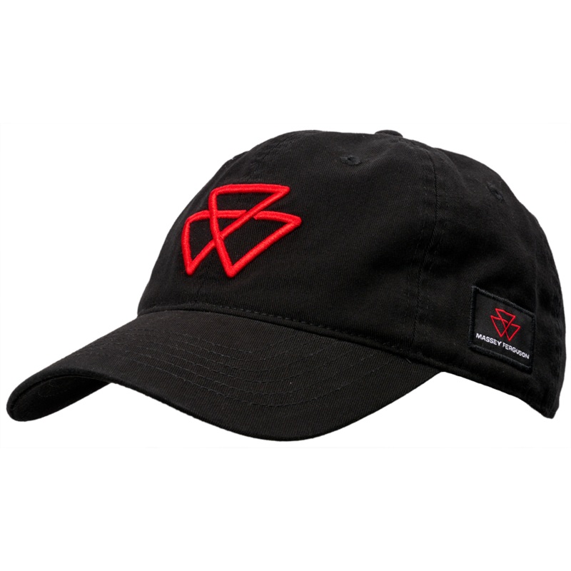 Massey Ferguson Black Cap with 3D Red Logo  Adjustable Fit | X993232203000
