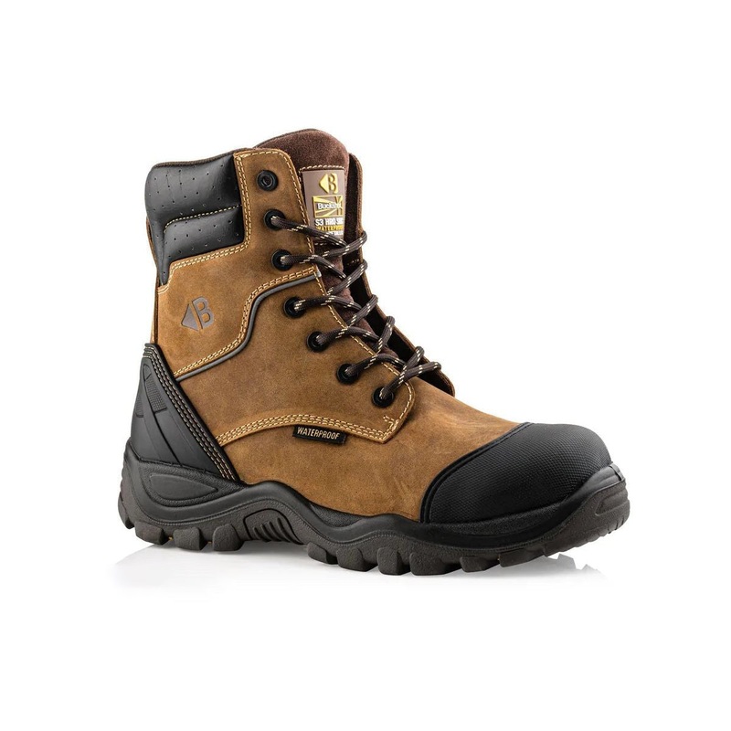 Buckler Buckbootz High Leg Safety Lace/Zip Boot  BSH008WPNM | Waterproof & Non-Metallic
