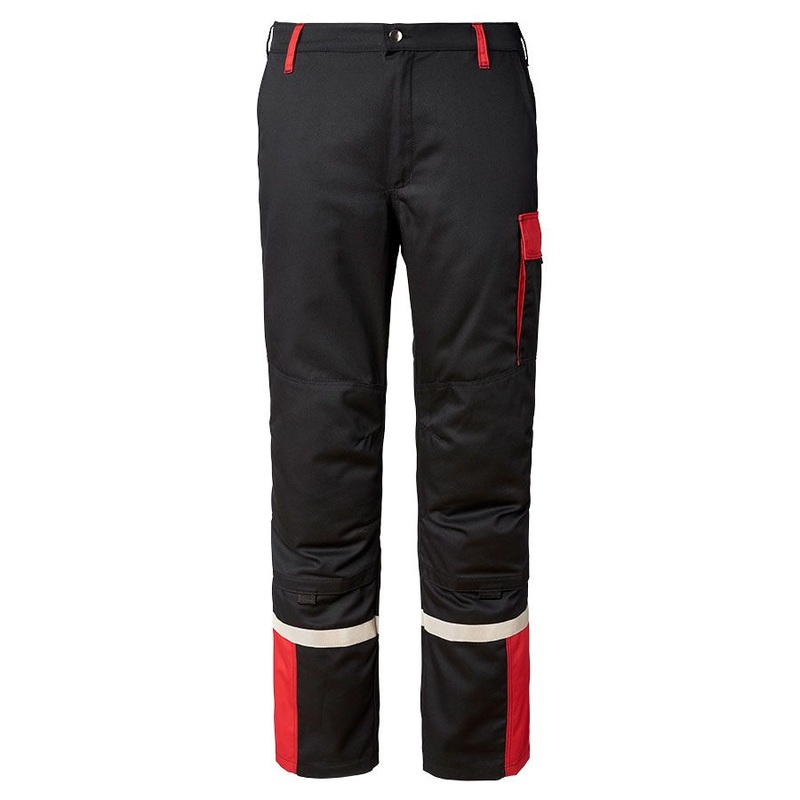 Massey Ferguson Black & Red Work Trousers  Durable & Functional | X9934522030