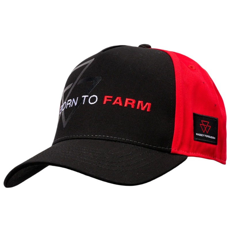 Massey Ferguson Born to Farm Cap  Two-Tone Adjustable Hat | X993232205000
