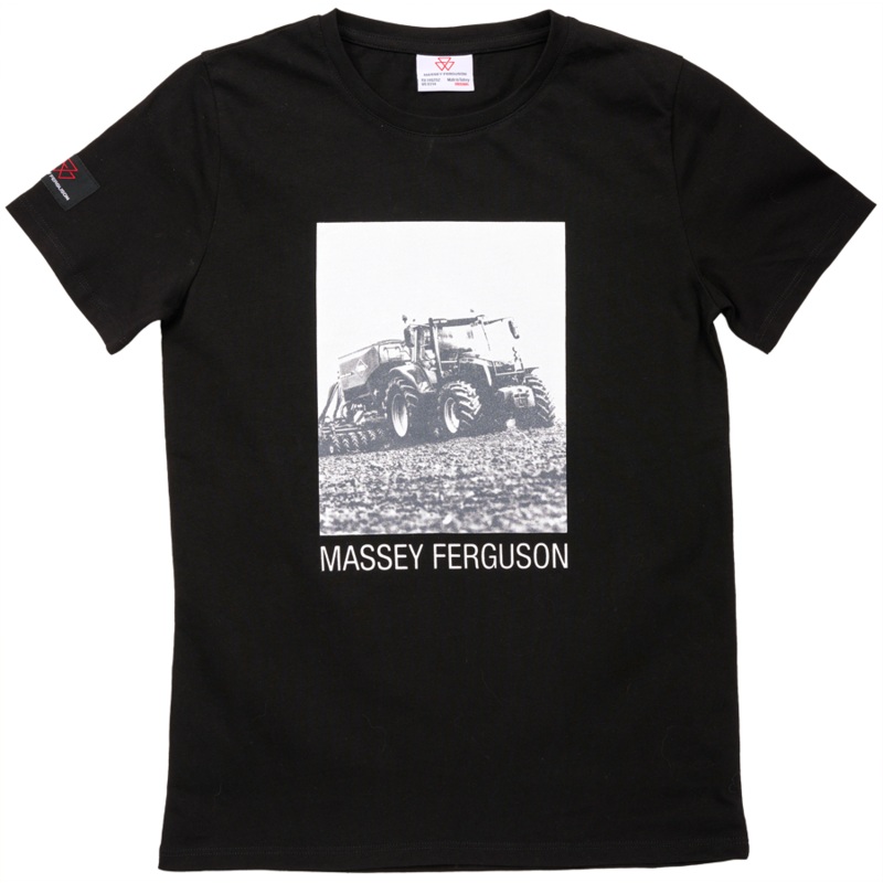 Massey Ferguson Kids’ T-Shirt  MF 8S Black & White Design | X993322304