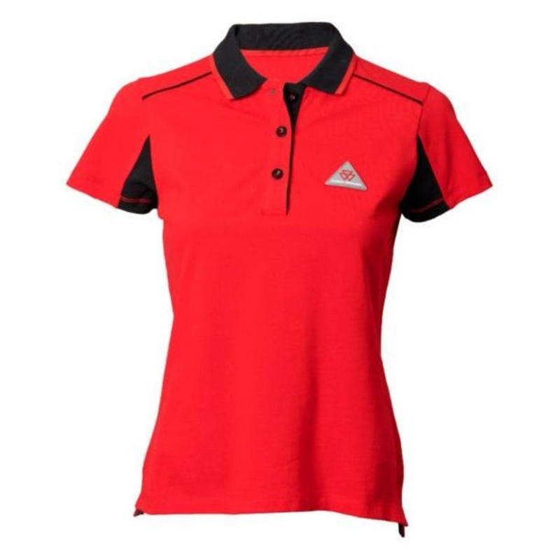 Massey Ferguson Ladies’ Red Polo Shirt  Classic Design with New Logo | X993322203