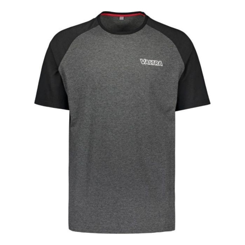 Valtra Mens Dark Grey T-Shirt  Work Smart. Live More. | V4280290