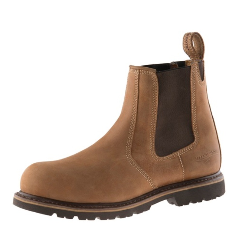 Buckler Safety Buckflex Dealer Boot  Autumn Oak Leather Steel Toe Work Boots | B1151SM