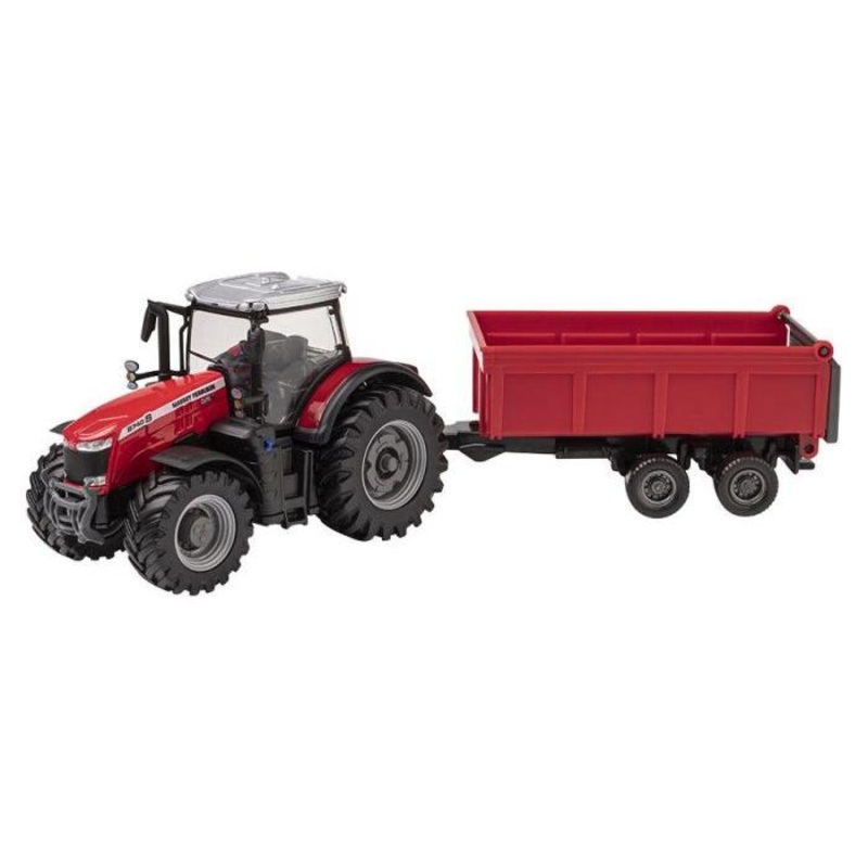 Massey Ferguson MF 8740 S with Tipper  Push-and-Go Tractor Toy | X993222104000