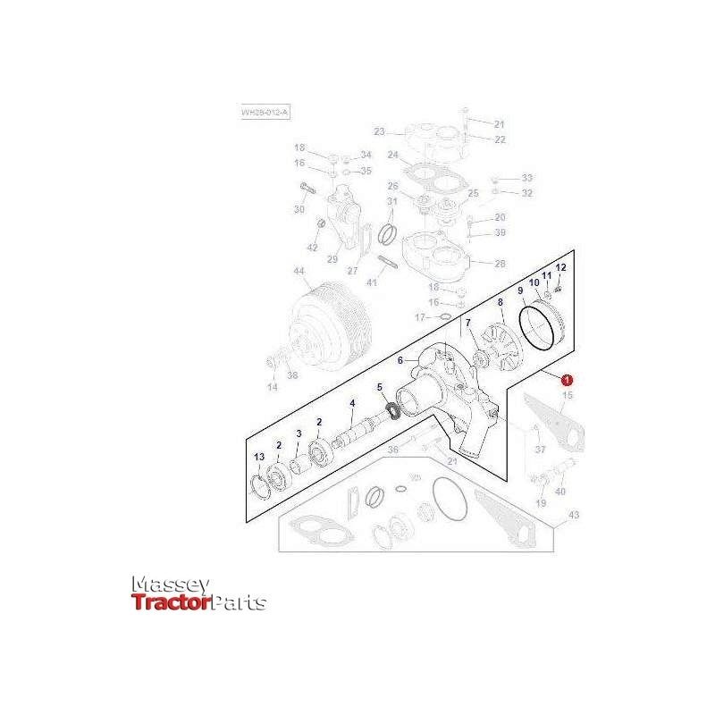 Massey Ferguson – Water Pump – V837079839 – ACP055583A