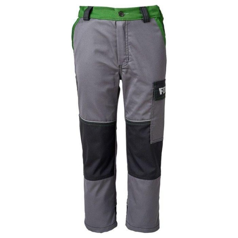 Fendt Kids’ Work Trousers  X991018130 | Durable, Reflective & Reinforced Knees