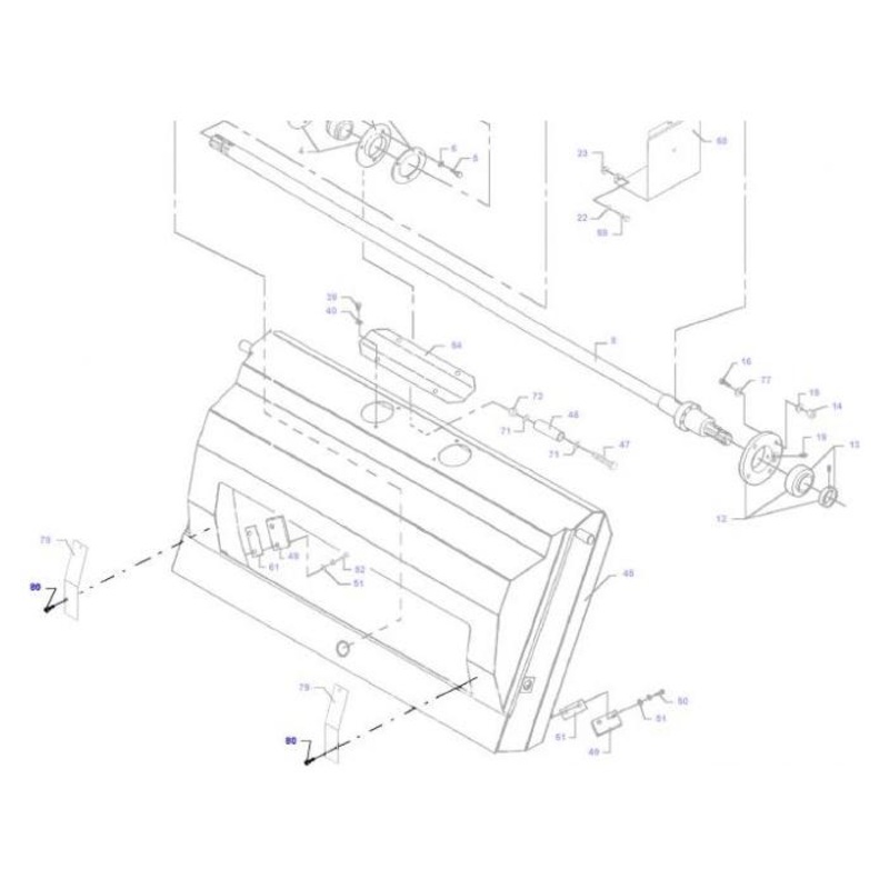 *STOCK CLEARANCE* – Massey Ferguson Bolt M8x15 Cap Head D40685000 | OEM Metric Fastener
