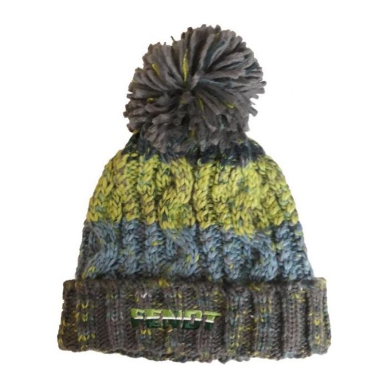 Fendt Infant Beanie  Electric Grey/Winter Berry, Embroidered Logo | B486AEG-FD