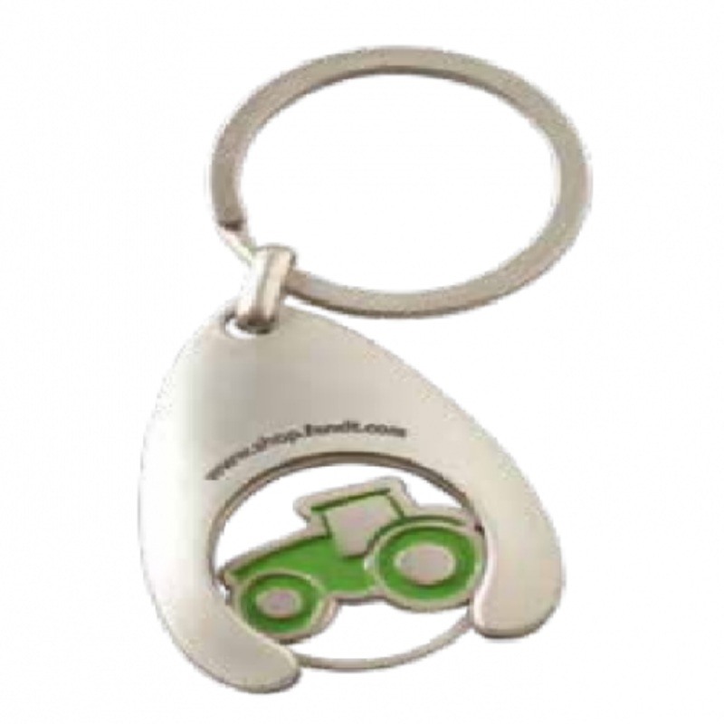 Fendt Key Ring with Shopping Trolley Token  Tractor Design | X991019075000