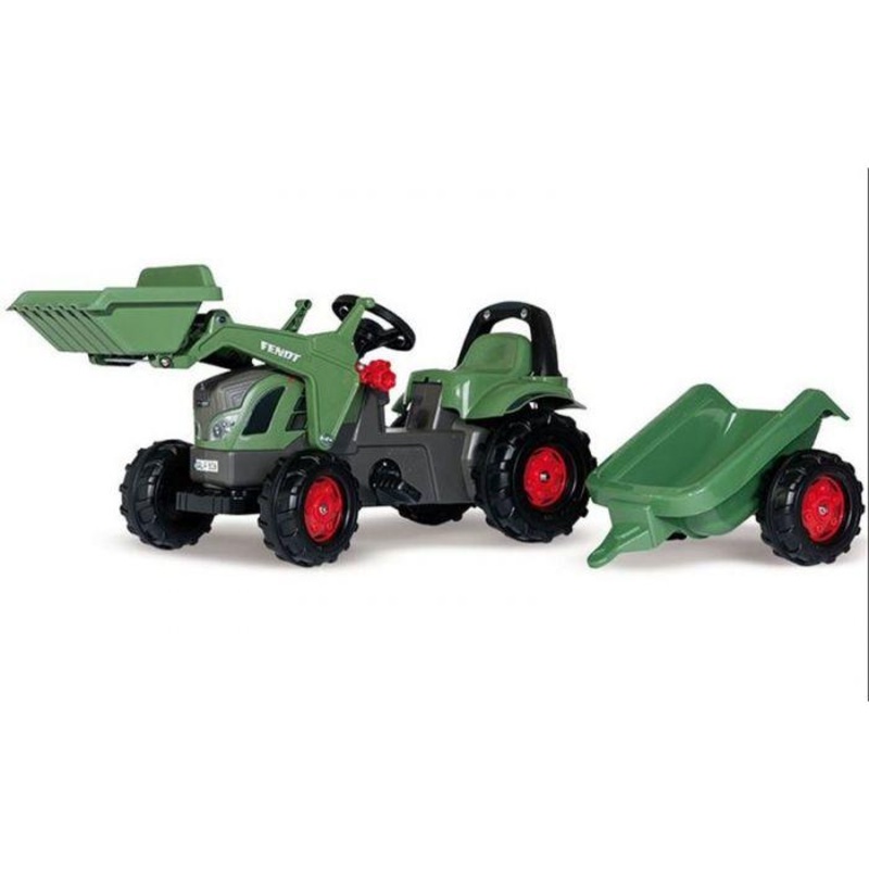 Fendt Pedal Tractor with Front Loader & Trailer  Ride-On Toy | X991015187000