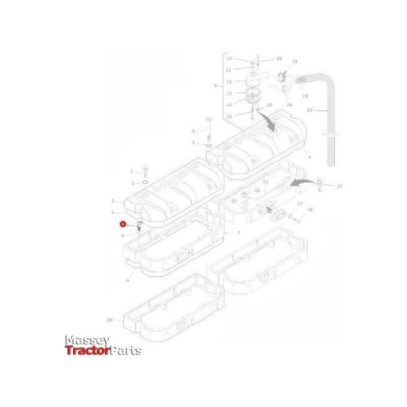 *STOCK CLEARANCE* – Massey Ferguson Bolt M8x30 Cap Head V581804630 | OEM Fit Fastener
