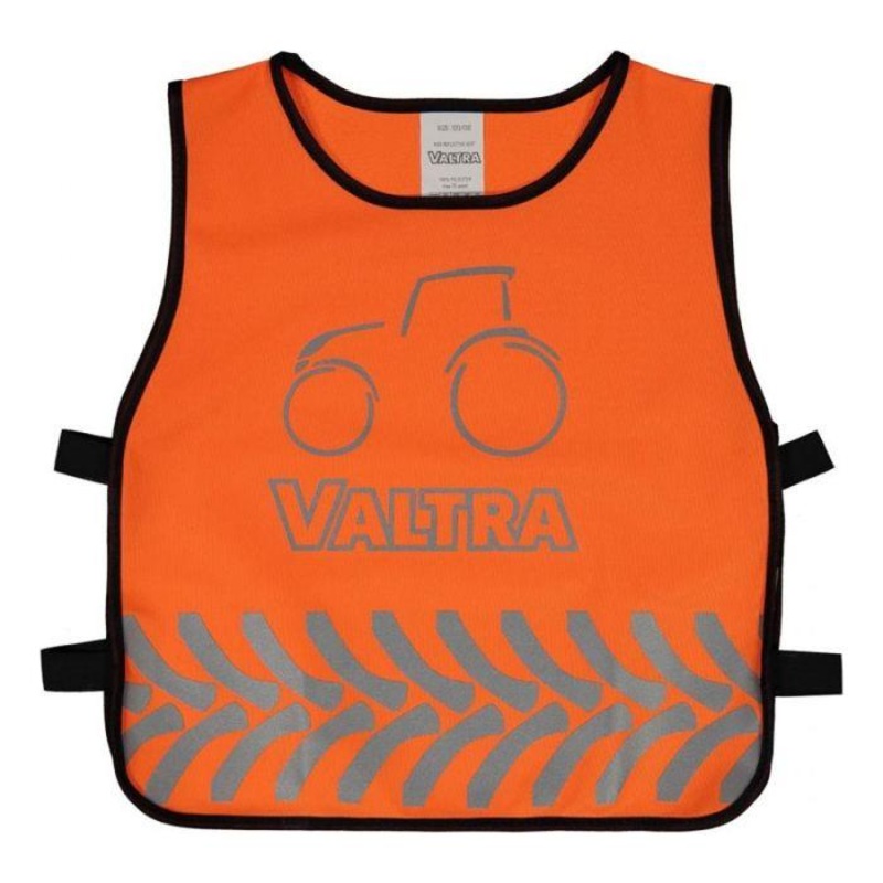 Valtra Kids’ Reflective Safety Vest  High-Visibility with Tractor Print | V42808000