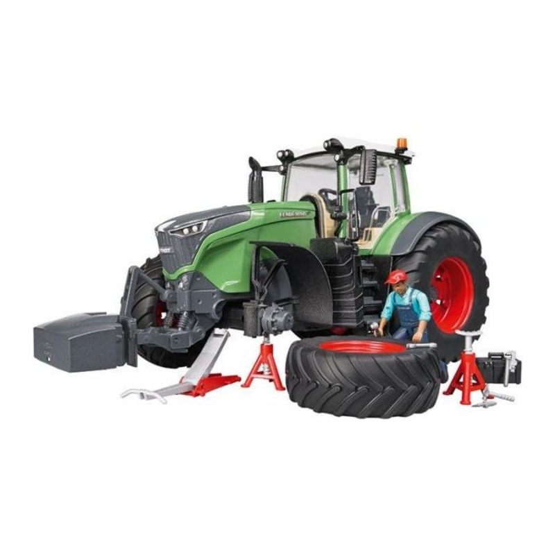 Fendt 1050 Vario Toy with Mechanic & Workshop Set  1:16 Scale | X991016003000