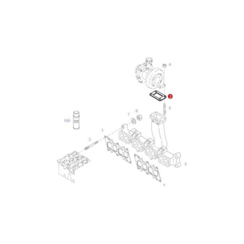 Fendt – Exhaust Gasket – F716201100060 – F716201100070