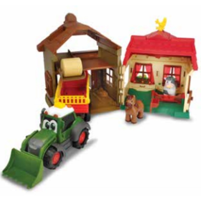 Fendt Happy Farmhouse  Interactive Toy Set with Tractor & Animals | X991019014000