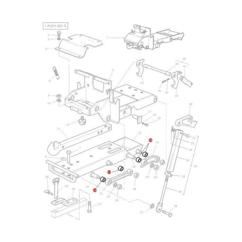 Massey Ferguson – Bush – 3900899M1