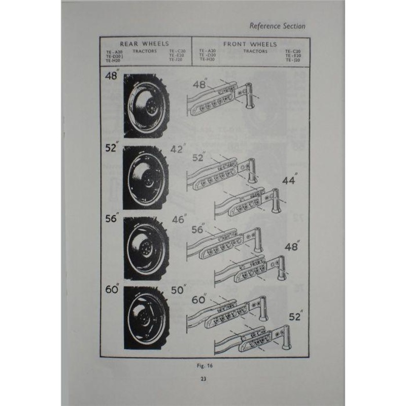 Massey Ferguson – TE20 Operators Instruction Book – 819096M1