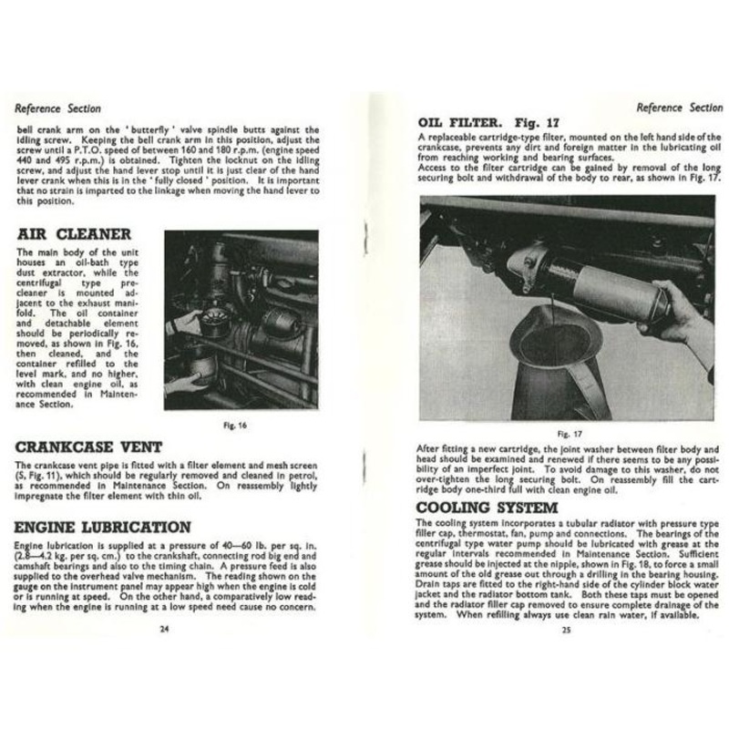 *SPECIAL PRICE* – TE-F20 Diesel Engine Instruction Book – 819014M1 | Massey Ferguson Engine Manual