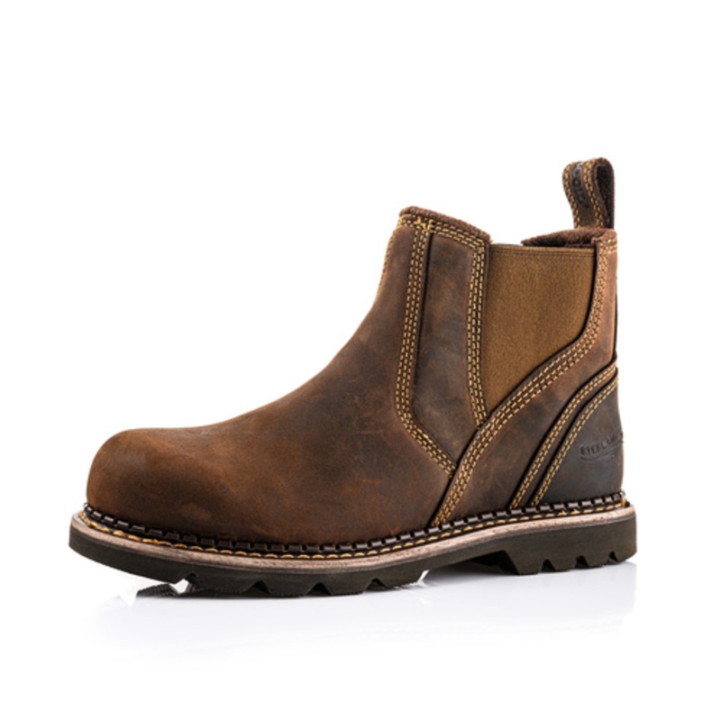 Buckler Safety Dealer Boot  Goodyear Welted Steel Toe Work Boots | B1555SM