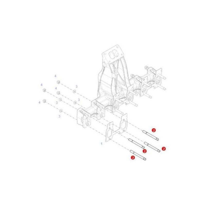 Fendt – Stud Bolt M10x108 – F836200100040 – F836200100200