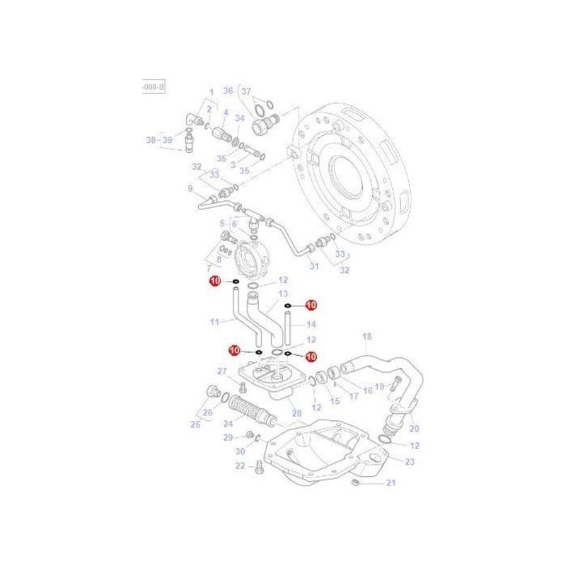 Massey Ferguson – O Ring Wet Clutch – 70923561