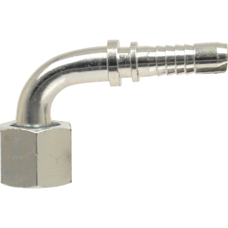 Dicsa ORFS Hose Insert 3/4” x 1 3/16” Female Thread 90 Swept Swivel | Sparex Part No.S.116988
