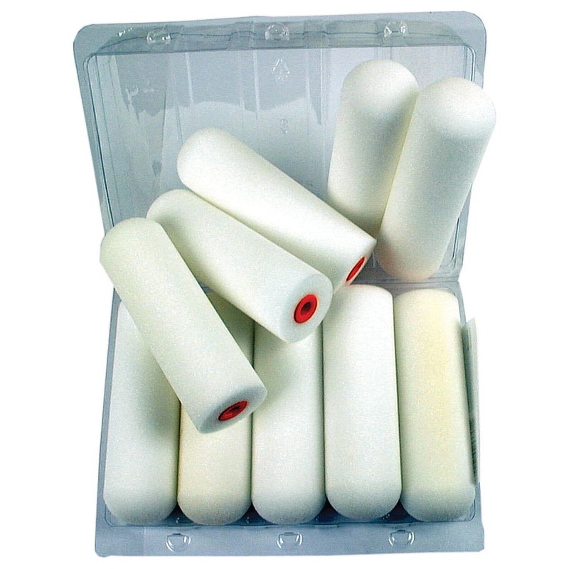 Paint Roller with Round End 100mm x 10mm, 10 pieces | Sparex Part No.S.54188