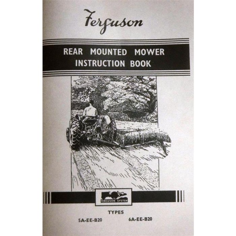 *STOCK CLEARANCE* – Massey Ferguson Mower Operators Manual – 819015M1 | OEM | Massey Ferguson parts | Operator Manuals