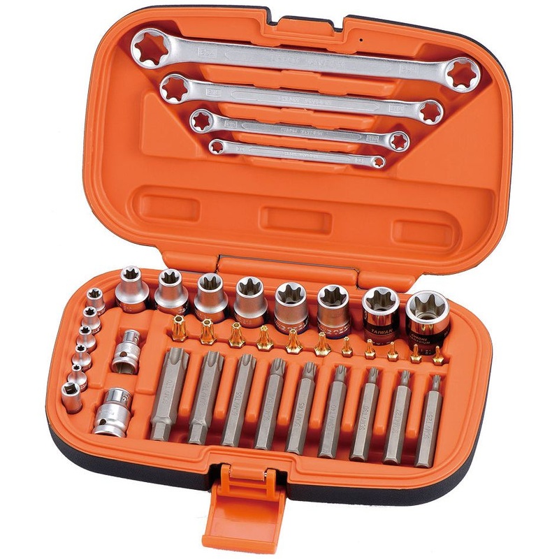 1/4”, 3/8” & 1/2” Drive Ratchet Socket Set (41pcs.) – S.26855