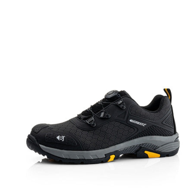 Buckbootz WHEELZLOW Tradez FITGO Trainer  Black, Lightweight S1PS