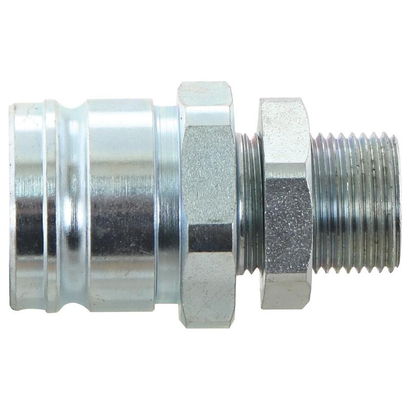 Sparex Hydraulic Trailer Brake Coupling Male M20 x 1.50 Metric Male Bulkhead (Agripak 1 pc.) | Sparex Part Number: S.28313